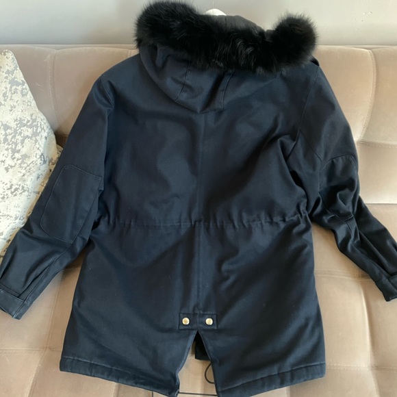 The Kooples - Navy Blue Winter Jacket - Picture 4 of 5